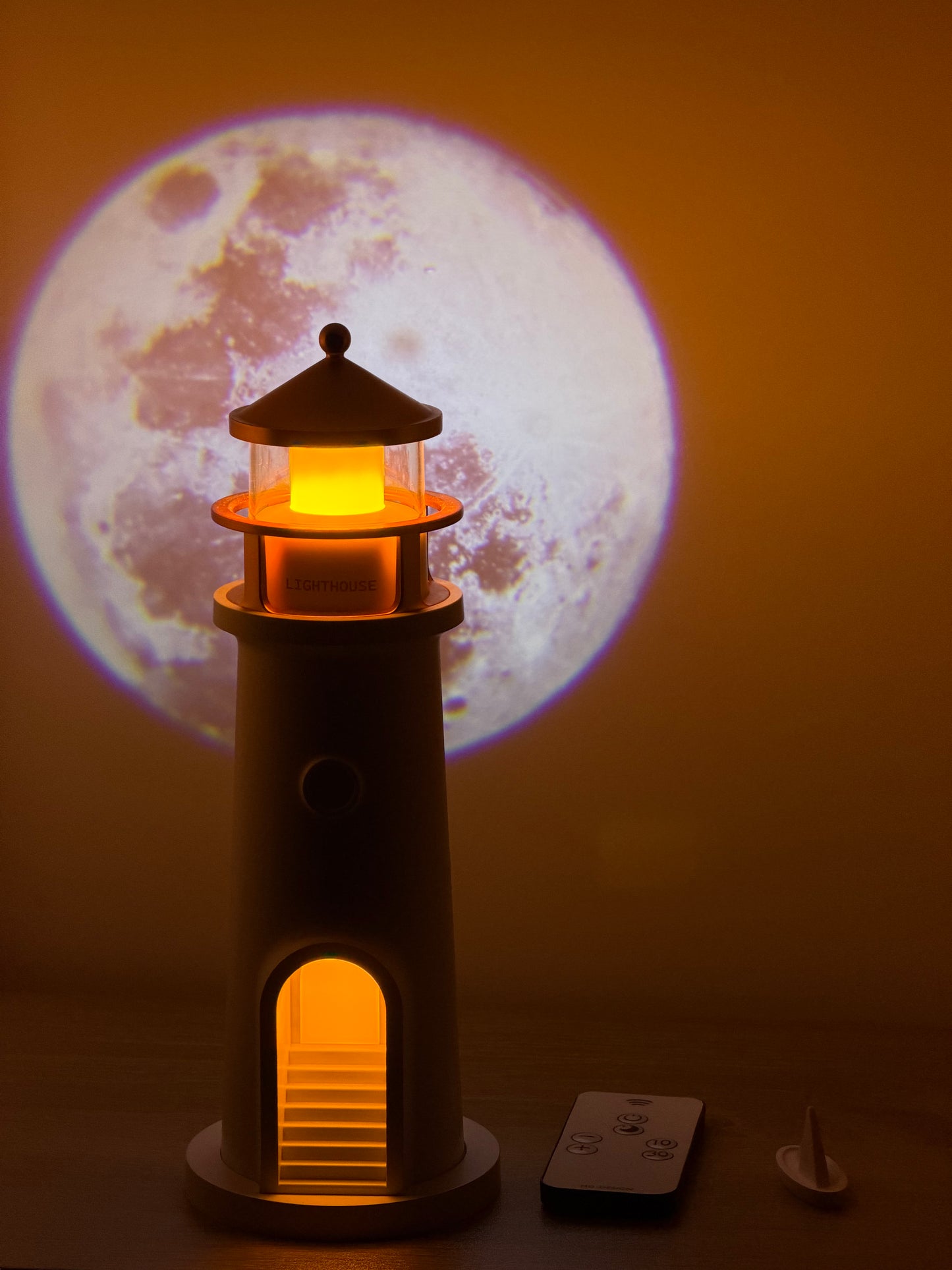 ✨ Proyector de luna + luz ambiental + altavoz Bluetooth