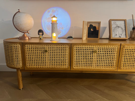 ✨ Proyector de luna + luz ambiental + altavoz Bluetooth